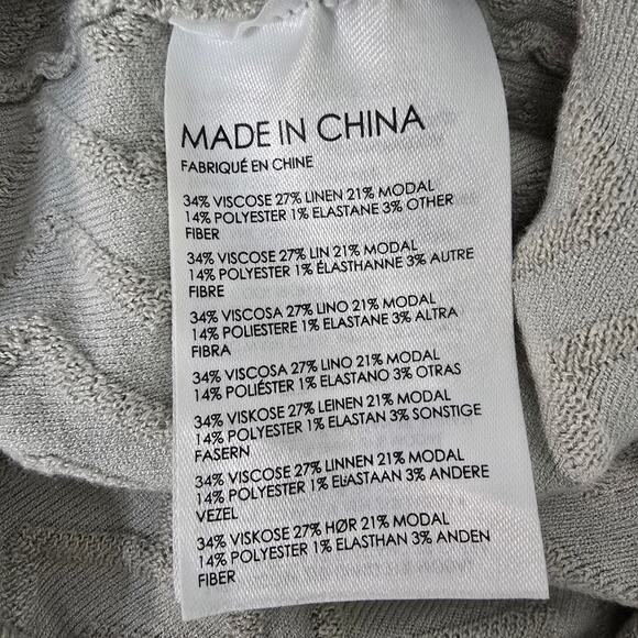 Club Monaco Tank Strappy Texture Top Women XS Stretch Tie back Sage Green - Picture 13 of 13